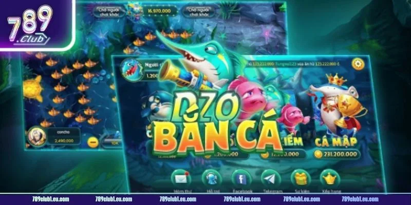 Bắn Cá 789CLUB với sự góp mặt của nhiều nhà phát hành game uy tín.