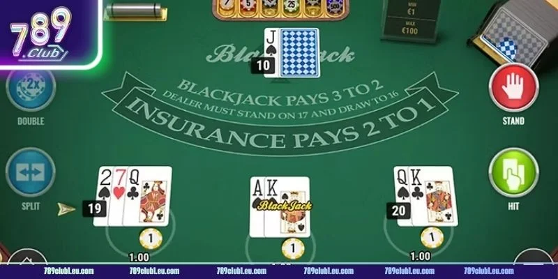 Bet thủ nên nắm bắt thời điểm chốt bài Blackjack 789CLUB phù hợp.