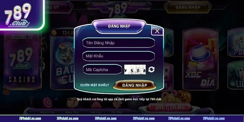 Các bước chỉ dẫn đăng nhập 789CLUB cơ bản, dễ thực hiện.