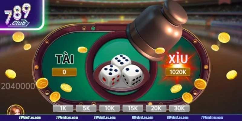 Tài xỉu tại cổng game 789 CLUB có lối chơi rất dễ hiểu.