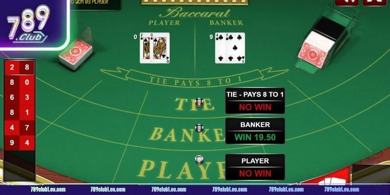 Tham khảo mẹo đánh bài Baccarat từ cao thủ 789 CLUB.